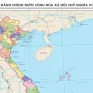 Bản đồ hành chính chi tiết 34 tỉnh, thành mới của Việt Nam
