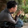 Nam thanh niên mắc kẹt khi leo núi Hàm Lợn một mình