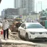 Sau nửa năm thông xe, đường Lương Định Của vẫn ngổn ngang rào chắn