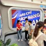Gian trưng bày của VTV thu hút khán giả tại Hội Báo toàn quốc 2025