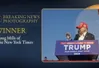 Bức ảnh chụp khoảnh khắc viên đạn sượt qua đầu ông Trump thắng giải Pulitzer danh tiếng